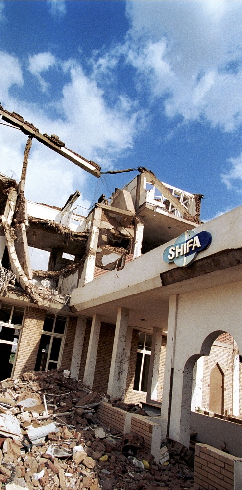 SUDAN Khartoum: The El Shifa factory, which was bombed in 1998 by the USA.
