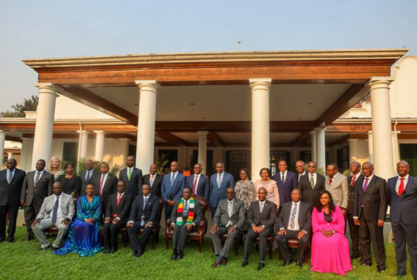 Zimbabwe's Cabinet Ministers sworn in, September 2023. Pic: @edmnangagwa